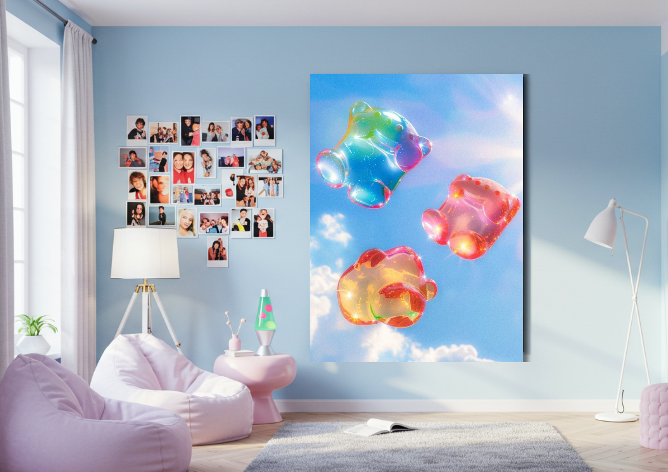 Y2K Inspired Poster - Gummy Bear