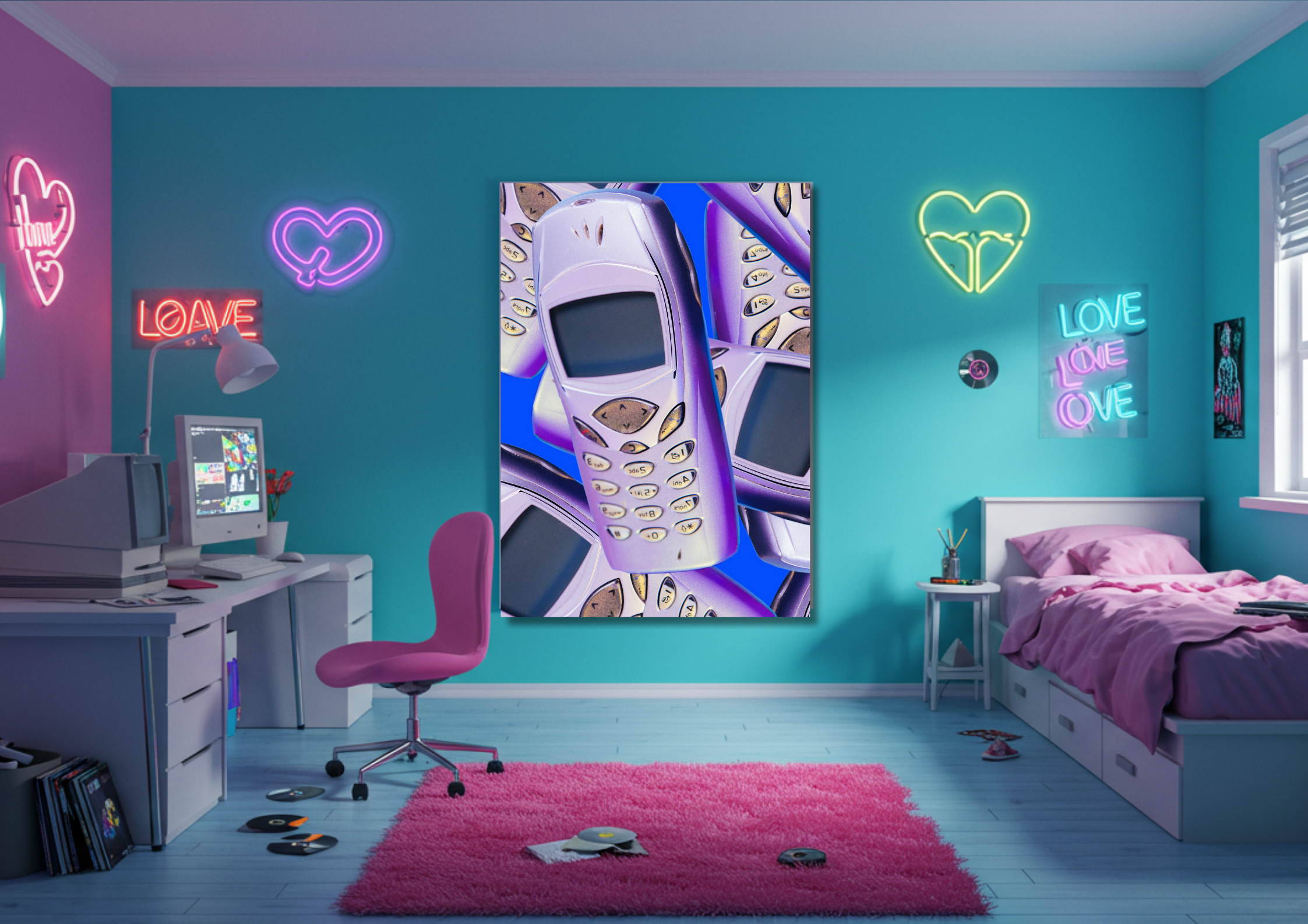 Y2K Inspired Poster - Nokia
