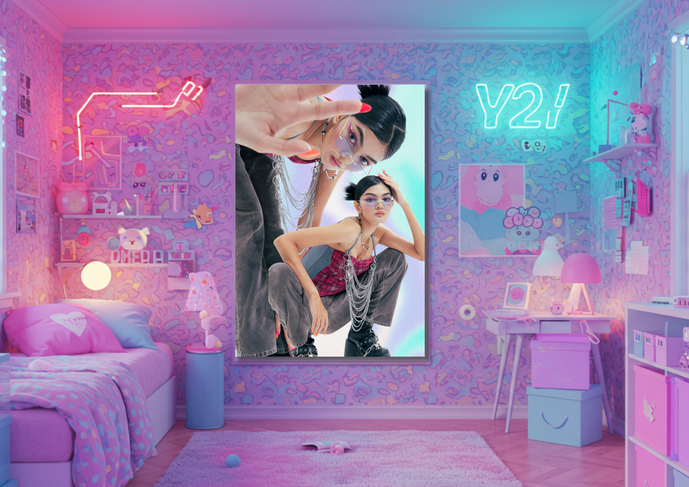 Y2K Inspired Poster - Photoshoot
