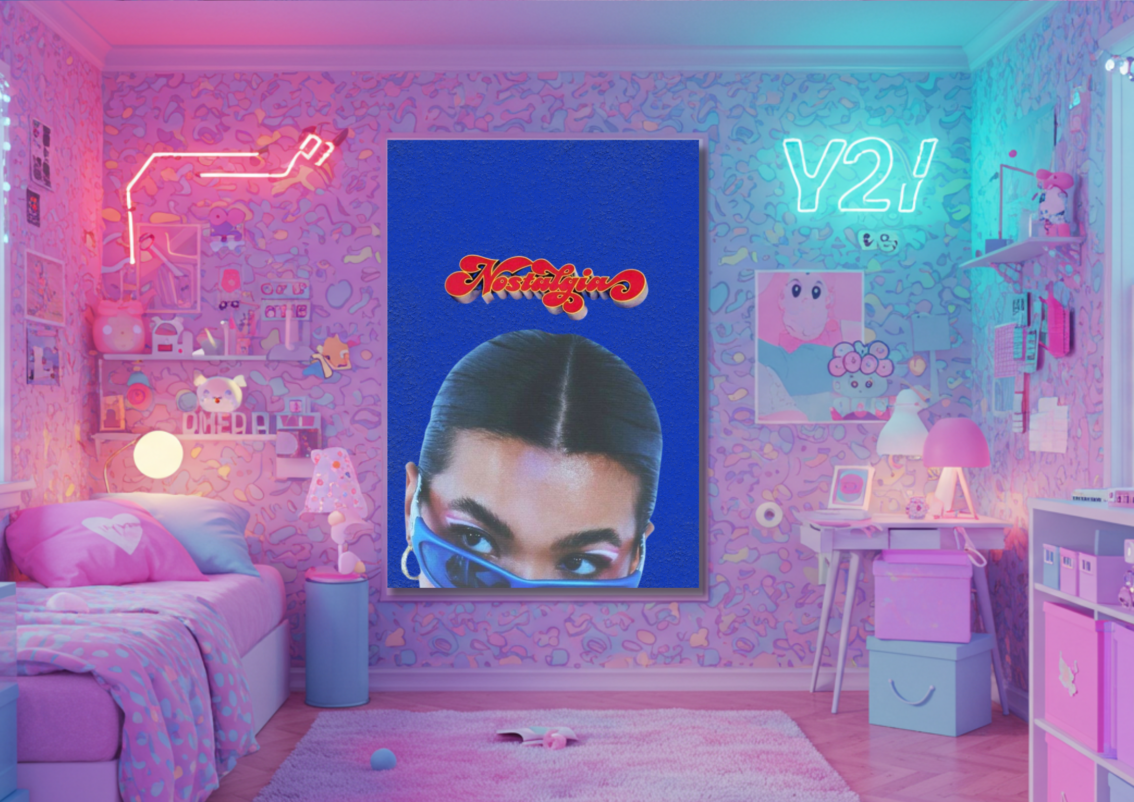 Y2K inspired Poster - Nostalgia