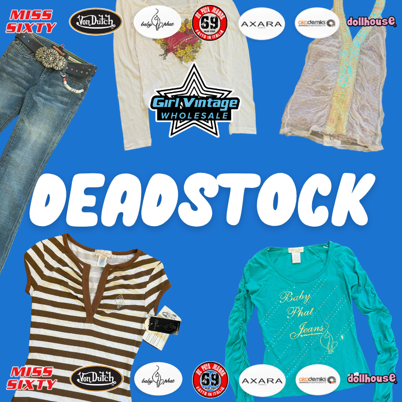 LIMITED TIME EXCLUSIVE BUNDLE!! 100 Pieces Of Y2K DEADSTOCK Womenswear Clothing