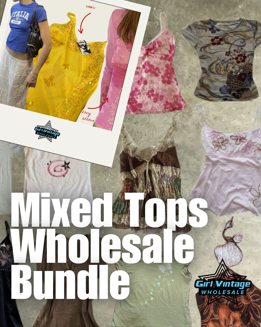 Mixed Y2K Top Wholesale Bundle