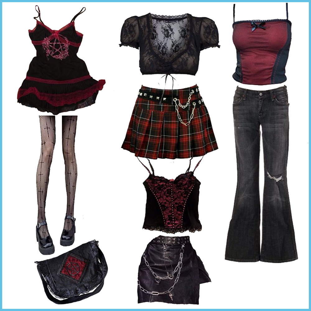 Goth / Punk Y2K Wholesale Bundle – Girl Vintage Wholesale