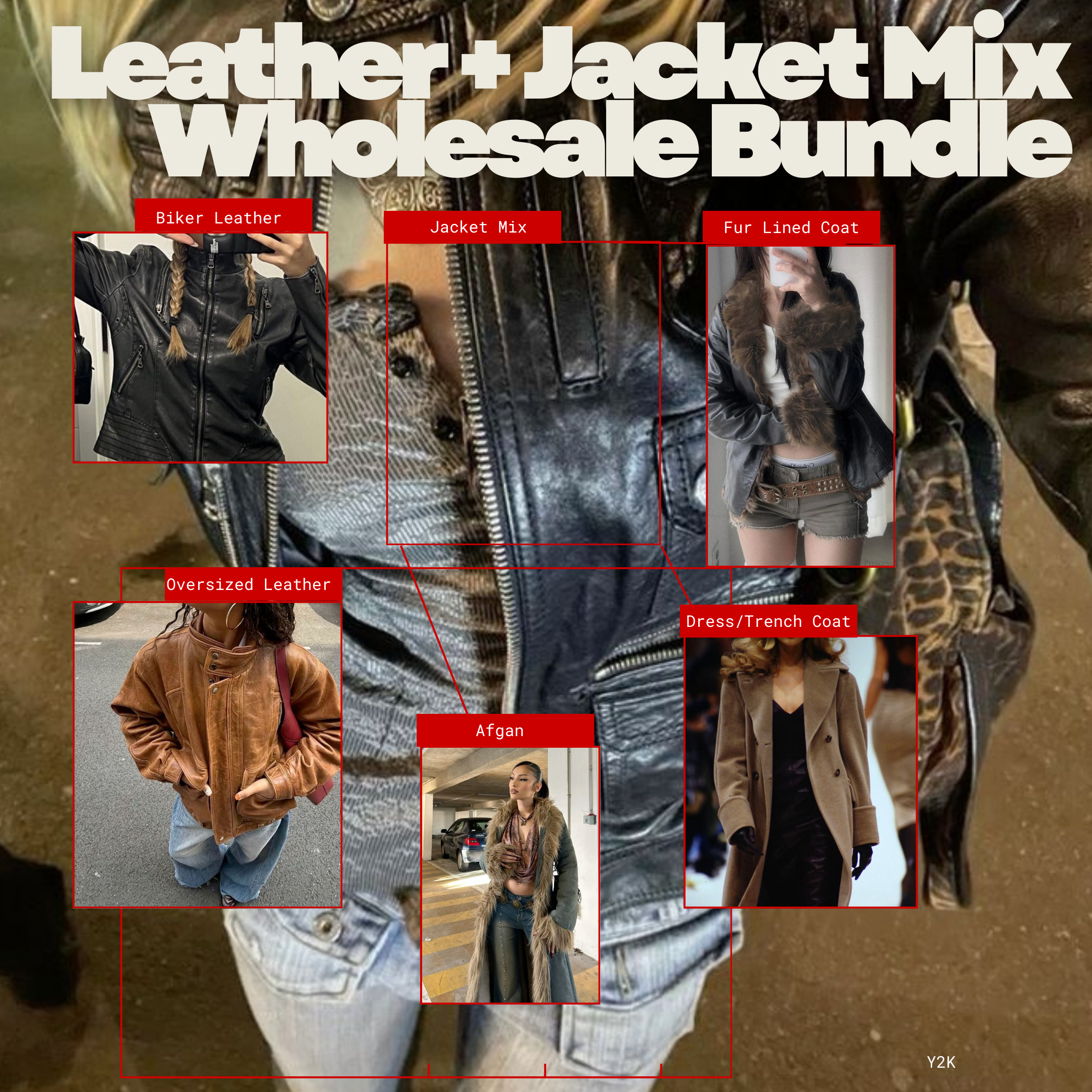 Leather + Jacket Mix Wholesale Bundle