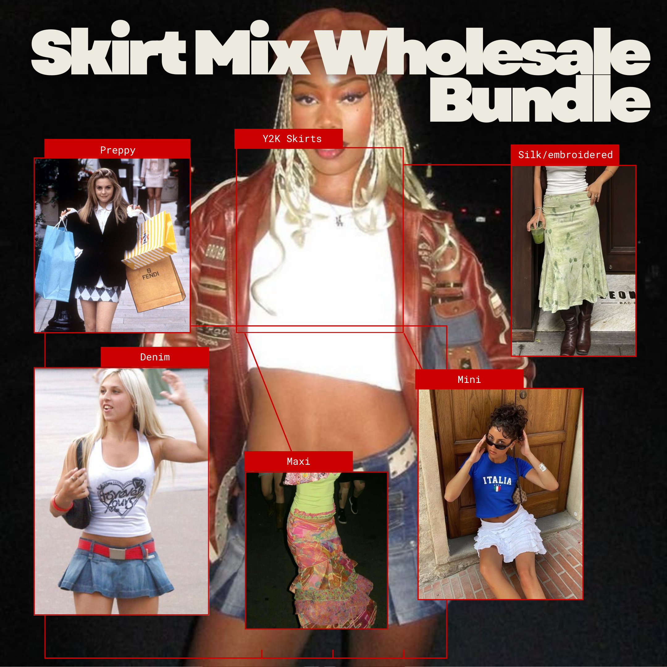Skirts Mix Wholesale Bundle