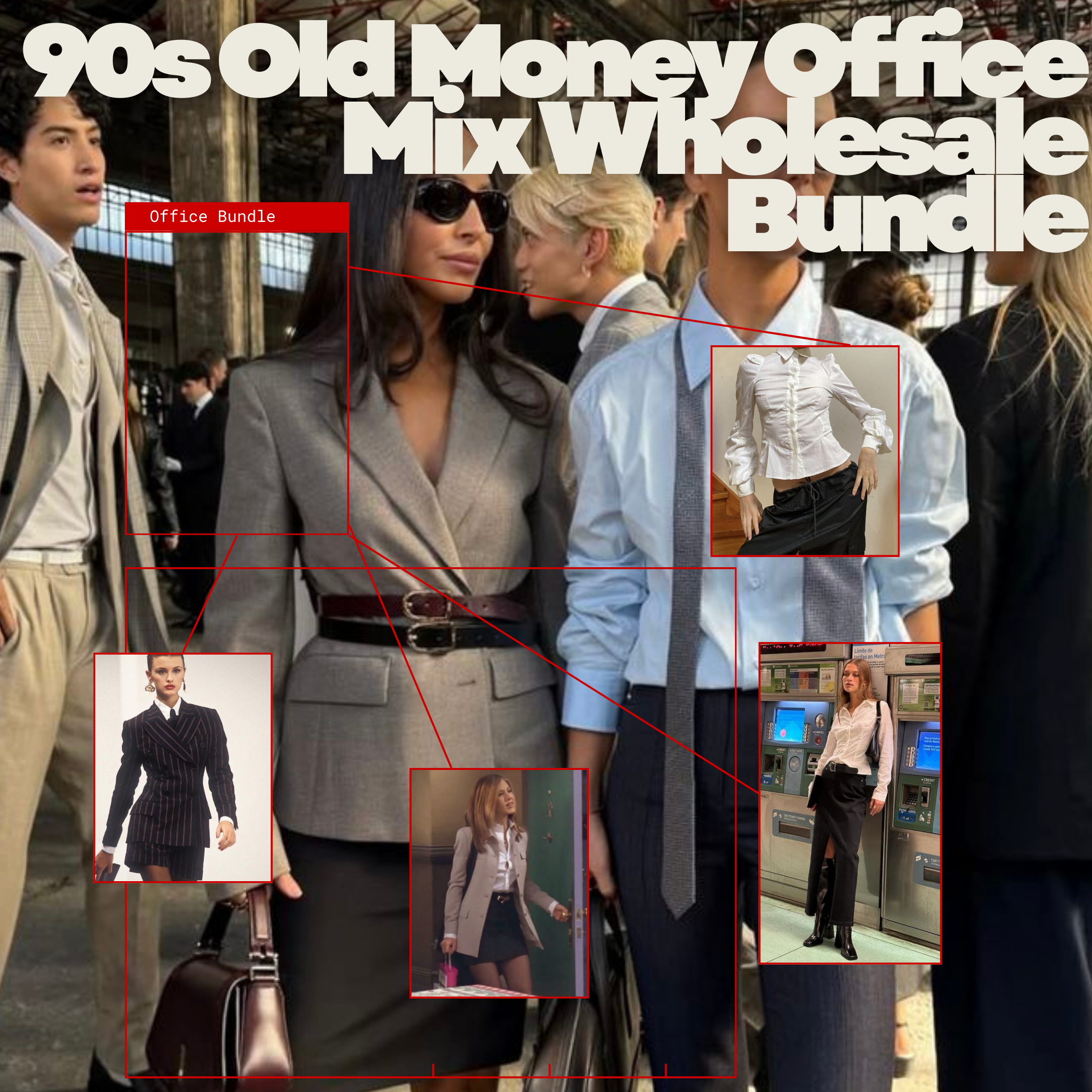 90s Old Money Office Mix Wholesale Bundle