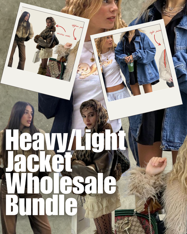 Heavy and Light  Jackets Y2K Wholesale Bundle