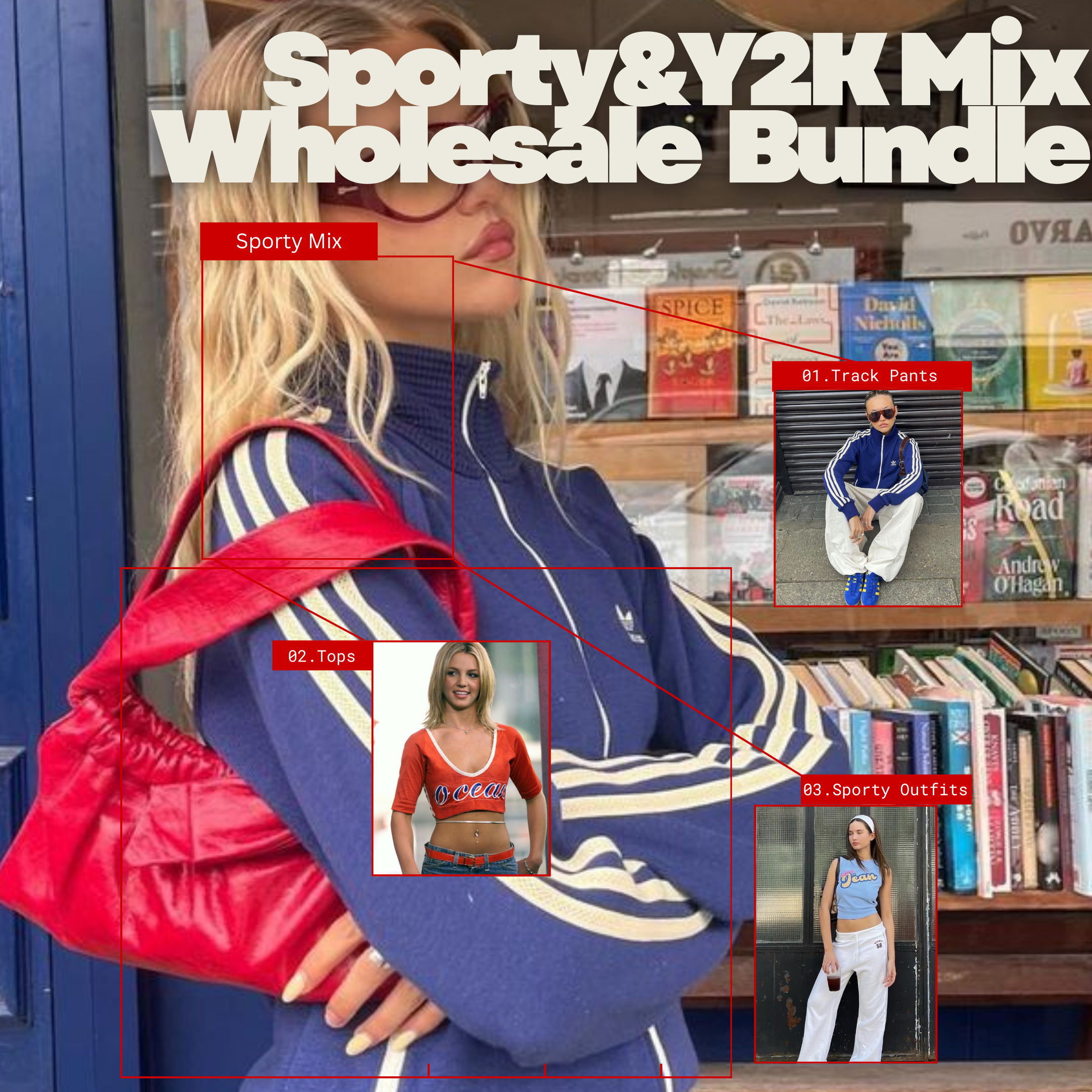 Sporty and Y2K Mix Wholesale Bundle