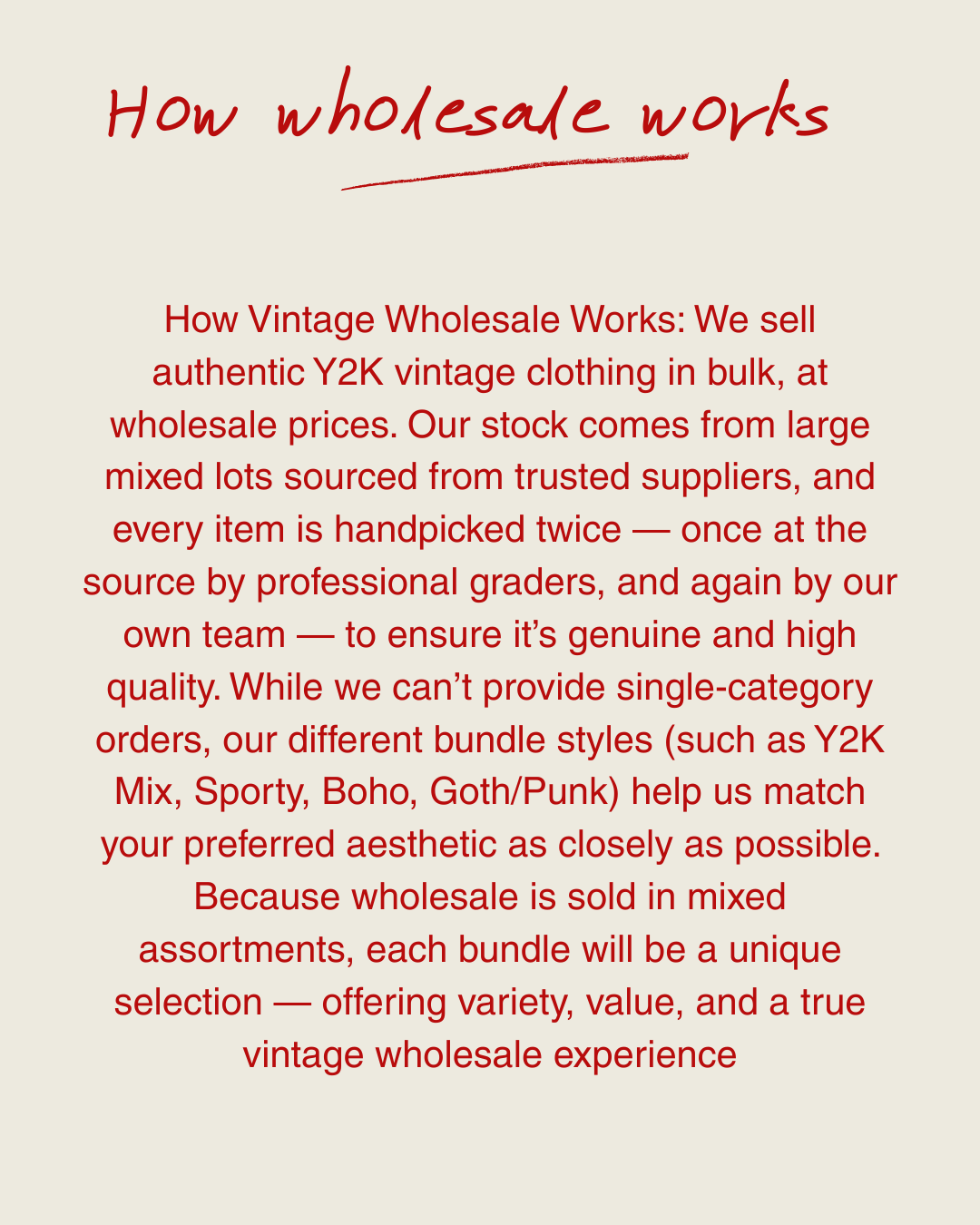 50 items - Y2K Mixed Wholesale Bundle