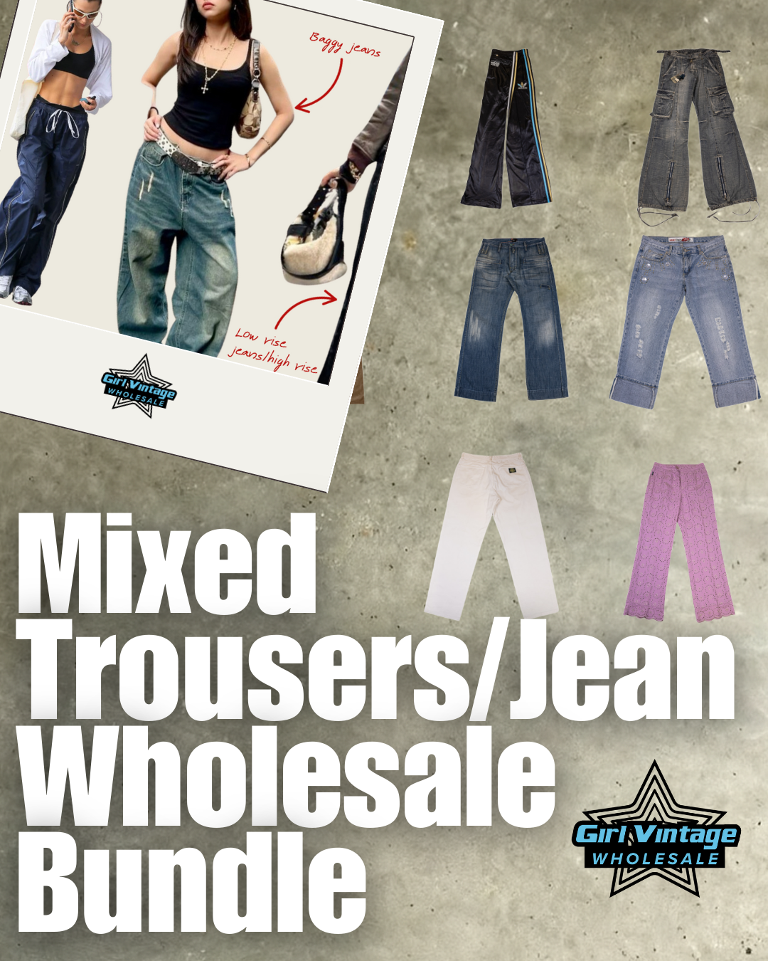 Mixed Trouser/Jeans Y2K Wholesale Bundle