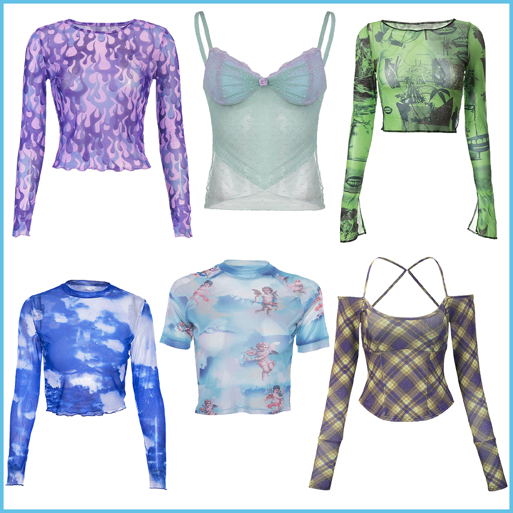 Mesh Top Y2K Wholesale Bundle