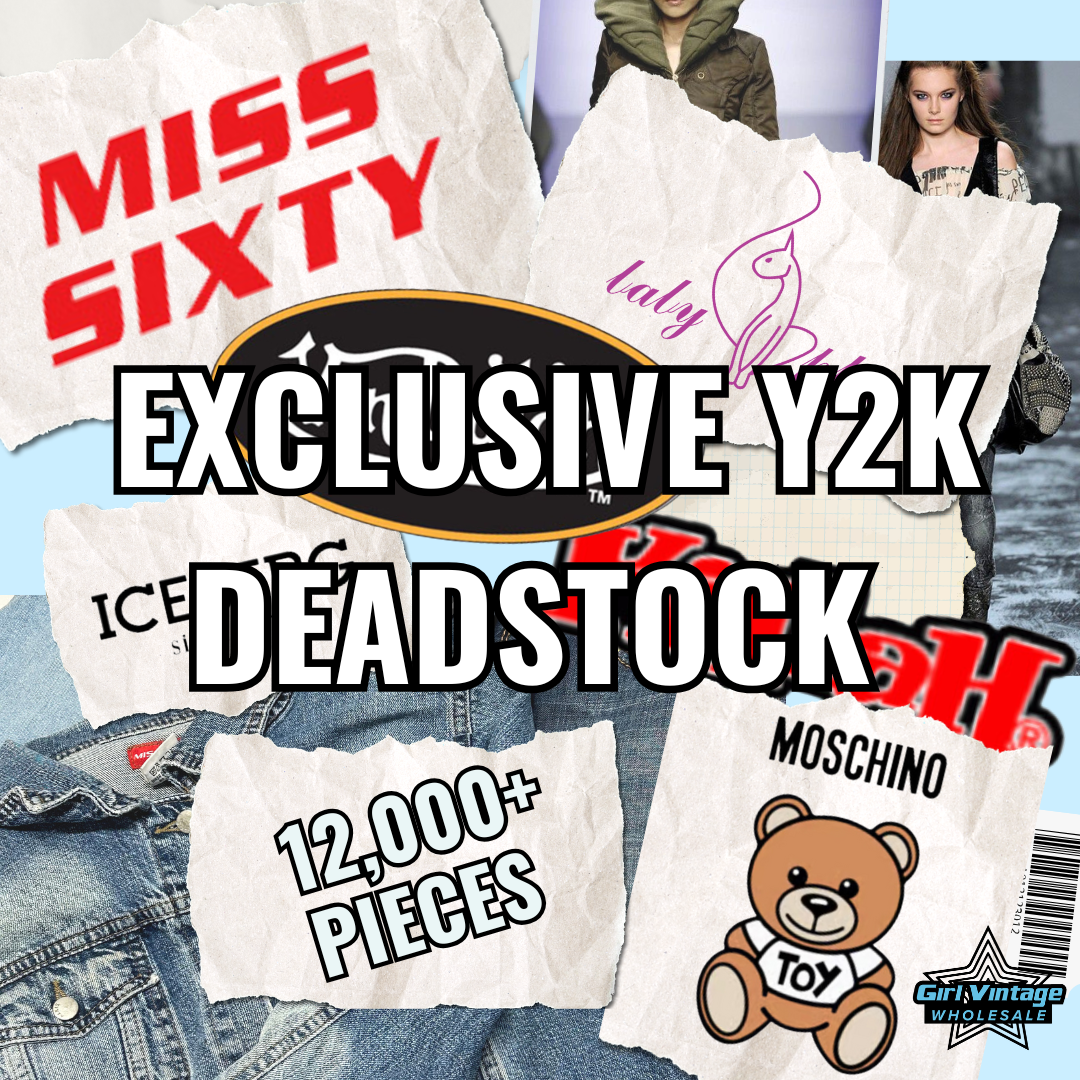 LIMITED TIME EXCLUSIVE BUNDLE!! 100 Pieces Of Y2K DEADSTOCK Womenswear Clothing